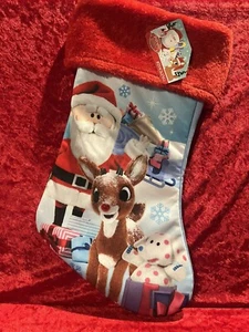 rudolph the red nosed reindeer stocking With Misfit Elephant - Picture 1 of 2