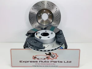 Mercedes CLS Class (218) 11-17 Front Brake DRILLED Disc and Pads *BRAND NEW OEM* - Picture 1 of 4