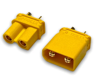 ✅ XT30U XT30 Stecker + Buchse, 1-10 Paar, Hochstrom Goldstecker 2mm, Amass 30A ✅ - Bild 1 von 4
