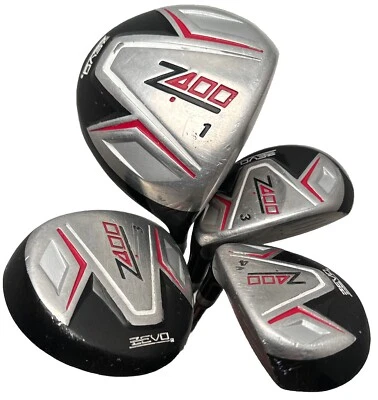 Juego completo de hierros Zevo Z400 Woods ZV-1 3-PW varillas de grafito flexibles regulares diestro Foto 1 de 4