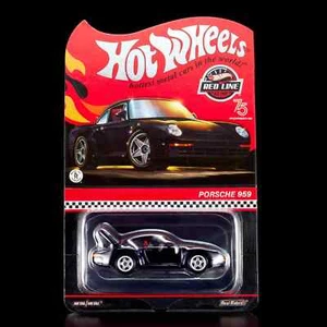 Hot Wheels Collectors RLC Exclusive 1986 Porsche 959 Spectraflame Black Rare ✅ - Picture 1 of 15