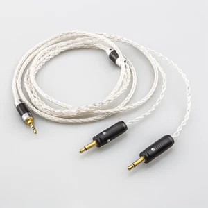 8Core 7N OCC Silver Plated for NEW Focal ELEAR French Utopia Headphone Cable - Picture 1 of 10