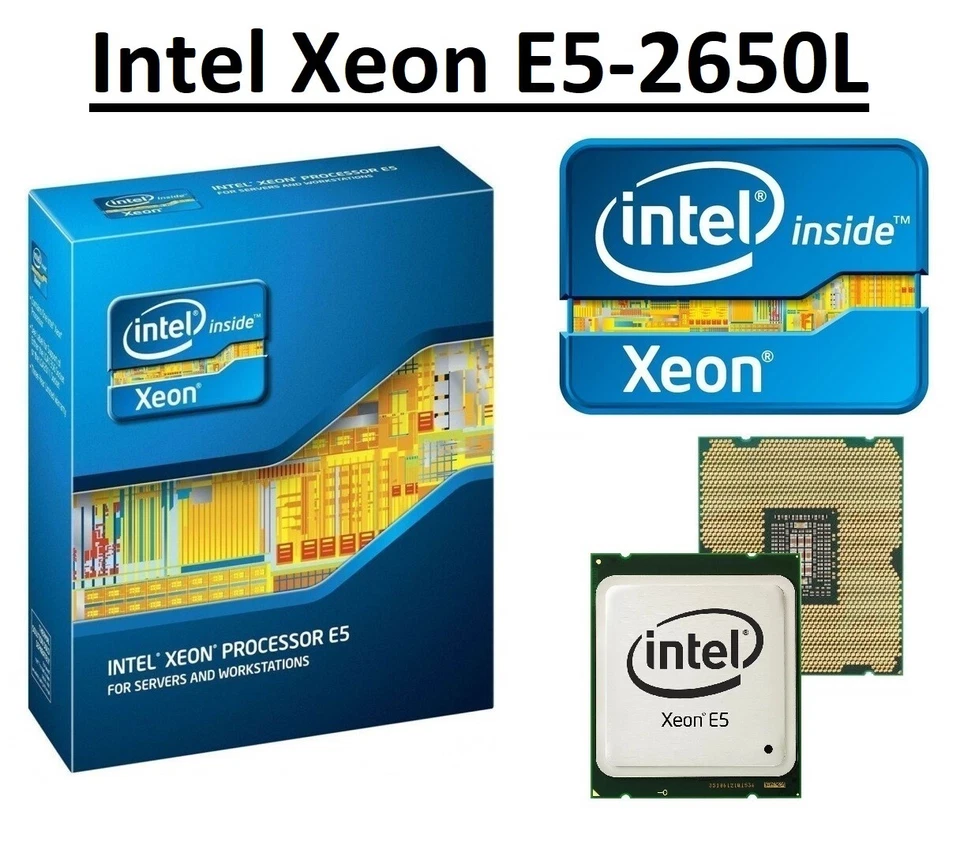 Intel Xeon E5-2650L SR0KL 1.80 - 2.30 GHz, 20MB, 8 Core, Socket LGA2011, 70W CPU - Image 1 of 4
