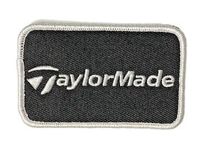 TaylorMade Golf Driver Putter Apparel Black 3in Patch Iron / Sew-On - Picture 1 of 3