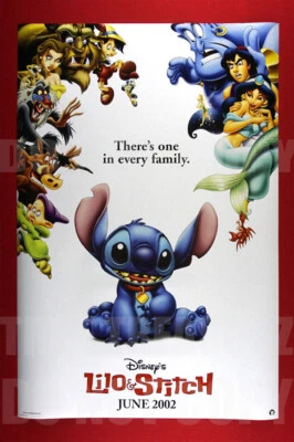 Disney Lilo and Stitch Classic Stitch 2002 Movie Picture Poster New 24X36 LSJ