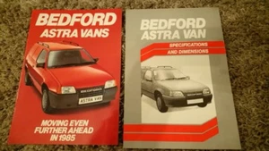 Bedford Astra 1.3 Benzin 1.6 Diesel 1300 1600 Van UK Prospekt 1984 für 1985 - Bild 1 von 1