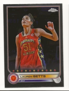 2022 Topps Chrome McDonald's All American - #38 Lauren Betts (RC) - Picture 1 of 1