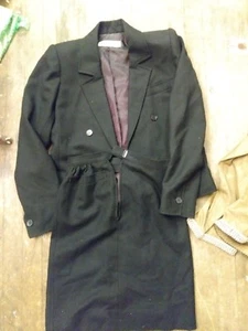 Ysl Saint Laurent Rive Gauche Black Designer. Suit Top 38 And Blouse Size 38 - Picture 1 of 11