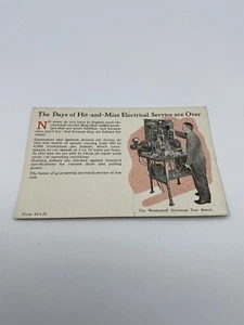 Advertising postcard Weidenhoff Universal Test Bench electrical machine - Picture 1 of 2