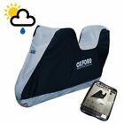 Honda C50 Oxford Motorcycle With Top Box Cover Waterproof White Black Cv201