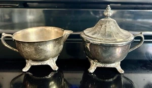 International Silver Company Sugar And Creamer Set - Picture 1 of 9