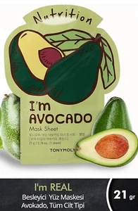 TONYMOLY I’m Avocado Face Mask Sheet Natural Collection AntiAging Moisturize New - Picture 1 of 3