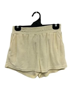 Excellent Condition Araminta James Women's Cream Terry Cloth Shorts XS - Picture 1 of 4