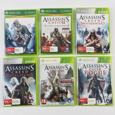Assassin's Creed Xbox 360 Game Bundle x6 All Complete With Manual Tracked Post - Image 1 of 4