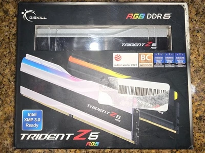✔ G.SKILL Trident Z5 RGB 48GB (2 x 24GB) 8000 MT/s DDR5 *40-48-48-128* INTEL XMP - Image 1 of 4