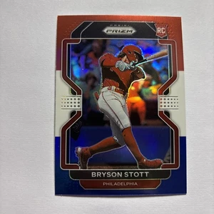 2022 Panini Prizm - Bryson Stott #63 Red White Blue Prizm (RC) - Picture 1 of 2