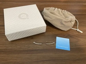 Neu mit Etikett Diamonique Ohrhänger 7 Steine Kletterer Sterlingsilber 14 K plattiert 1,5 Karat CZ - Bild 1 von 20