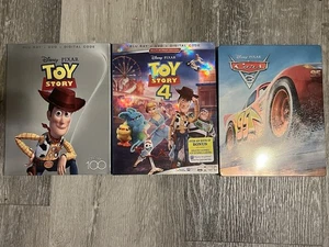 Toy Story, Toy Story 4 & Cars 3 blu-rays - Bild 1 von 12