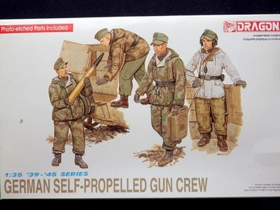 " GERMAN SELF-PROPELLED GUN CREW  " DRAGON 6016 in 1:35 UNGEBAUT/ IN FOLIE /100% - Bild 1 von 4