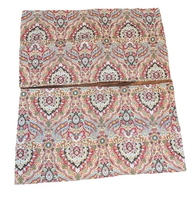 Almohada falsa Bedsure tamaño king (2) acolchada bohemia floral cachemira cottagecore Foto 1 de 4