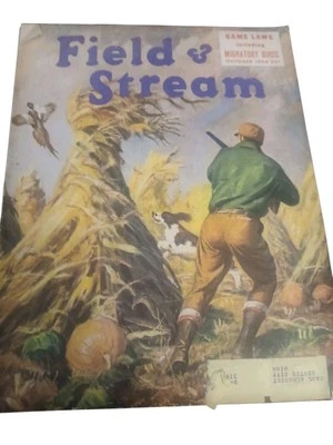 Field & Stream October 1944 Issue Cover Painting By Arthur D. Fuller  - Image 1 of 4