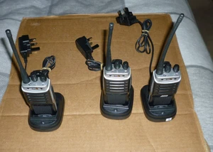 3 x Retevis RT7 16 Channel Walkie Talkies with charging bases, all working - Picture 1 of 4