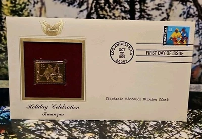 1997 Stephanie Victoria Brandon Clark Holiday Celebration Kwanzaa  - Image 1 of 3