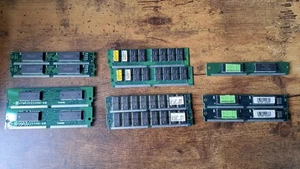 72-Pin SIMM Memory Modules x 11 (2x32MB, 2x16MB, 7x8MB) - Tested & Working - Picture 1 of 16