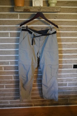 Eastern Mountain Sports Tan Womens Convertible Zip-Off Hiking Pants Shorts 16S - Image 1 of 4