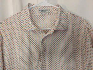Peter Millar Sommer Komfort Polo Herren Medium Mehrfarbig Preppy Golf feuchtigkeitsableitend - Bild 1 von 11