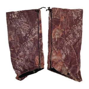 Fieldline Hunting Woodland Camo Gaiters Pair Size 11 GUC Model# 26801 - Picture 1 of 14