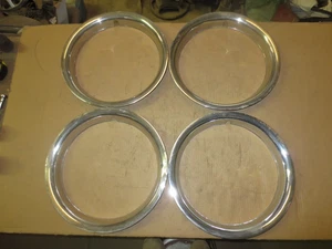 Chevrolet Astrovan Beauty Trim Ring Hub Cap Wheel Cover Hubcap 15" OEM USED SET - Picture 1 of 24