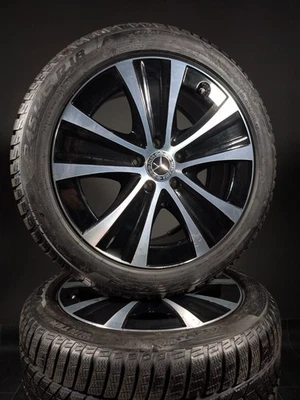 4 Winterreifen 245 45 R18 Mercedes E Klasse W213 S213 18" Alufelgen - Bild 1 von 4