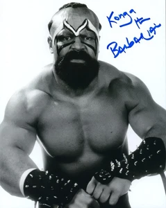 JCP Konga The Barbarian Hand Signed Sione Vailahi 1984 WWE Wrestling 8X10 Photo - Picture 1 of 4