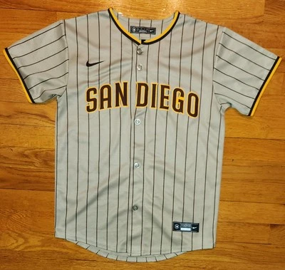 *WOW* NIKE SAN DIEGO PADRES Jersey YOUTH M mlb kids boys baseball shirt tatis - Image 1 of 4
