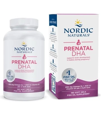 Nordic Naturals Prenatal DHA - Supports Brain Development in Babies, Unflavored - Image 1 of 4