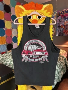 Canotta vintage 1999 Sturgis Black Hills Motor Classic Hanes grande - Foto 1 di 5