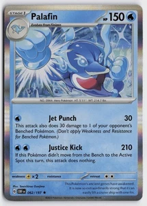Pokemon Palafin 062/197 Holo Rare SV03: Obsidian Flames NM - Picture 1 of 2