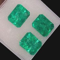 10.20 Carat Colombian Green Emerald Round Gemstone Lot 50 Pcs Natural Certified