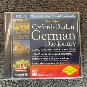 The Pop-up Oxford-Duden German Dictionary PC (CD 2005) Windows 2000, XP - Picture 1 of 7