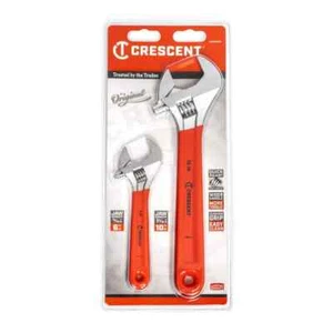 Langlebiges Chrom gepolsterter Griff verstellbarer Schraubenschlüssel Set 6 Zoll und 10 Zoll (2 Stück) - Bild 1 von 11