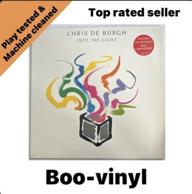 CHRIS DE BURGH Into The Light 1986 UK Vinyl LP + Inner Lyric Nm / Nm Con - Image 1 of 4