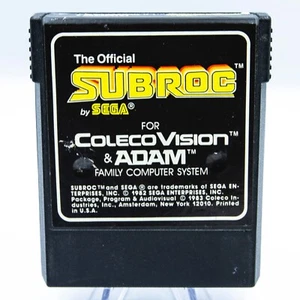 SUBROC ColecoVision | Cartridge Only | Sega 1983 | Tested & Working - Picture 1 of 3