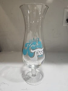 Vintage Tiki Peter Pan Inn Hurricane glass 10" Tall Cocktail 1970's EUC - Picture 1 of 3