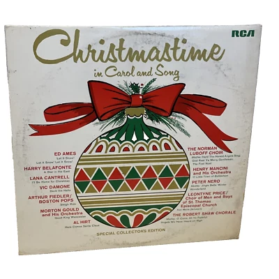 Различные Рождество в Carol и песня (винил, 1968) RCA PRM-271 VG + LP запись - Изображение 1 из 4