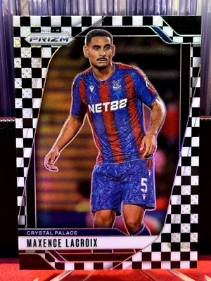 MAXENCE LACROIX 2024-25 Panini Prizm CRYSTAL PALACE SP Checkerboard Prizm #169 - Image 1 of 2