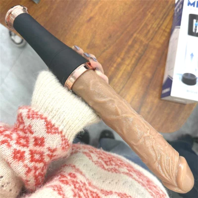 Thrusting Realistic Thick Dildo Vibrator G Spot Adult Sex Toys For Women BDSM - Image 1 of 4