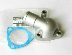 Datsun Pick Up 720 620 L20B 810 Genuine Thermostat Water Housing Cover & Gasket - Picture 1 of 5