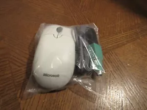 Vintage MICROSOFT Wheel Mouse Optical Mouse PC/MAC USB PS2 - Picture 1 of 7