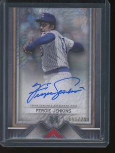 2023 Topps Museum Collection Baseball Fergie Jenkins #AA-FJ Archival Auto /299 - Picture 1 of 2